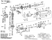 Bosch 0 601 300 042 USW(J)77 Angle Grinder 240 V / GB Spare Parts USW(J)77